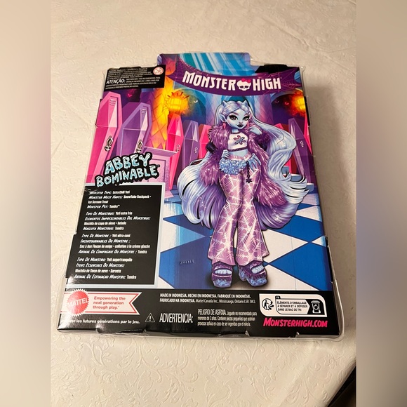 Monster High Abbey Bominable Doll - Picture 8 of 8